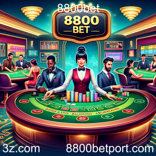 Explore a Emoção do Cassino ao Vivo no 8800bet